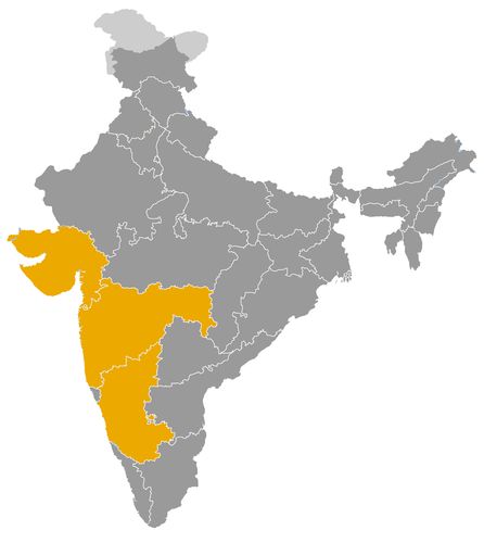 Inde • |1187/1317| • dynastie Yadava de Devagiri: carte